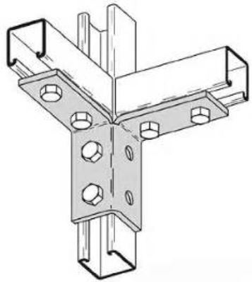 8-Hole Double Corner Connection Zn