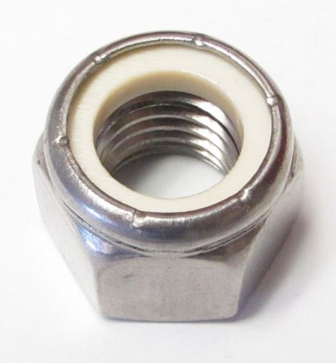 Lock nut Nylon NC SS 1/4-20