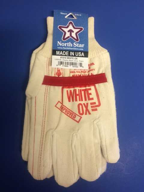 White Ox glove Large