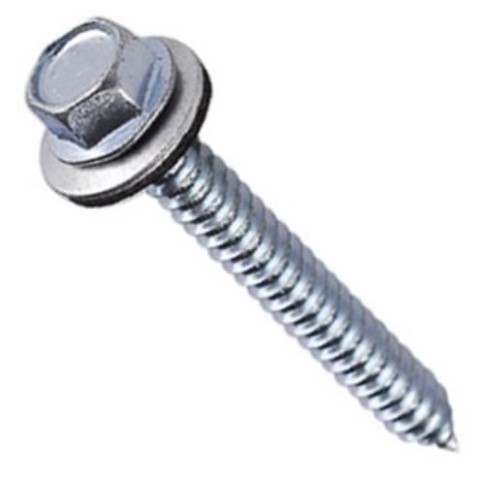 Tapping screw Hex Hd w/sealer 14-10x1-1/2