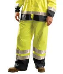 Breathable rain pants