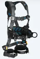 FALLTECH 8127BL FT-ONE HARNESS BELTED PREMIUM HARNESS BUCKLED CONNECTORS SIZE - LARGE