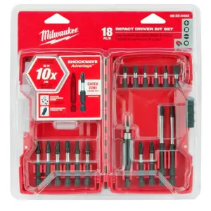 Shockwave 18pc impact driver bit set