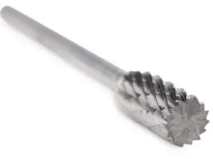 cylinder double cut burr