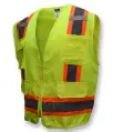 RADIANS SV62-2ZGT-M TYPE R/CLASS 2 HVY DUTY 2 TONE SURVEYOR VEST GRN SZ MED
