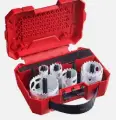 MILWAUKEE HOLE DOZER HOLE SAW KIT 15 PC ELECTRICIANS W/CARBIDE TEETH