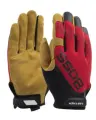 BOSS 120-ML1350T GLOVE PIGSKIN LEATHER PALM W/MESH FABRIC BACK  MEDIUM