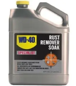 WD40 Remover soak