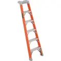 8' Fiberglass Shelf ladder