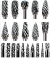 CARBIDE BURR KIT 10 PC 1/4 DIA SHANK TIN COATED