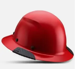 lift hard hat resin full red