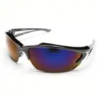 Wolfpeak Khor black/blue mirror lens