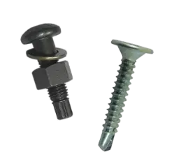 assortment of fasteners assortment of different metal fasteners