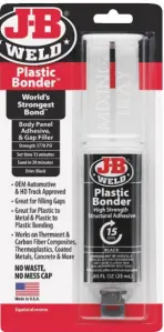 jb weld plastic bonder