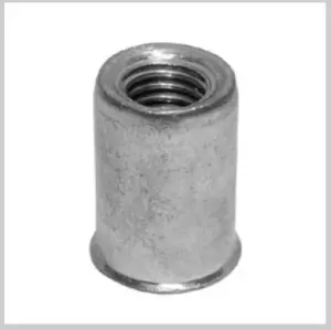 Thin sheet steel nut insert
