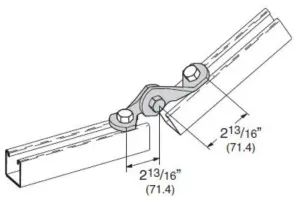 B335 Hinge plate