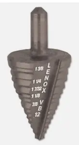 lenox step bit vb12