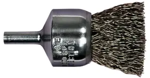Crimped end brush